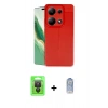 MARSİLYAN™- Redmi Note 13 Pro 4G Kılıf Doruk Klasik Özel Seri - Siyah Joko Magic 5D Cam + Raze Metal Kamera Lens - SH