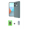 MARSİLYAN™- Redmi Note 13 Pro 4G Kılıf Eksen Form Prime - Siyah Joko Magic 5D Cam + Raze Metal Kamera Lens - GS