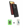 MARSİLYAN™- Redmi Note 13 Pro 4G Kılıf İz Işık Koleksiyonu - Şeffaf Pasifik Cam Ekran Koruyucu + Raze Metal Kamera Lens - GS