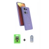 MARSİLYAN™- Redmi Note 13 Pro 4G Kılıf İz Işık Koleksiyonu - Siyah Joko Magic 5D Cam + Raze Metal Kamera Lens - GS
