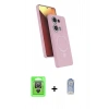 MARSİLYAN™- Redmi Note 13 Pro 4G Kılıf İz Işık Koleksiyonu - Siyah Joko Magic 5D Cam + Raze Metal Kamera Lens - GS