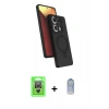 MARSİLYAN™- Redmi Note 13 Pro 4G Kılıf İz Işık Koleksiyonu - Siyah Joko Magic 5D Cam + Raze Metal Kamera Lens - GS