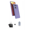 MARSİLYAN™- Redmi Note 13 Pro 4G Kılıf İz Işık Koleksiyonu - Siyah Joko Magic 5D Cam + Kamera Lens Koruma Cam - SF
