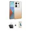 MARSİLYAN™- Redmi Note 13 Pro 4G Kılıf Kıvılcım Minimal Özel Seri - Şeffaf Pasifik Cam Ekran Koruyucu + Kamera Lens Koruma Cam - SF