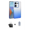 MARSİLYAN™- Redmi Note 13 Pro 4G Kılıf Kıvılcım Minimal Özel Seri - Siyah Joko Magic 5D Cam + Kamera Lens Koruma Cam - SF