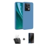 MARSİLYAN™- Redmi Note 13 Pro 4G Kılıf Kozmos Yansıma Özel Seri - Siyah 3D Antistatik Hayalet Cam Ekran Koruyucu + Kamera Lens Koruma Cam - SF