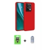 MARSİLYAN™- Redmi Note 13 Pro 4G Kılıf Kozmos Yansıma Özel Seri - Siyah Joko Magic 5D Cam + Raze Metal Kamera Lens - GS