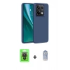 MARSİLYAN™- Redmi Note 13 Pro 4G Kılıf Kozmos Yansıma Özel Seri - Siyah Joko Magic 5D Cam + Raze Metal Kamera Lens - SH