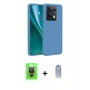 MARSİLYAN™- Redmi Note 13 Pro 4G Kılıf Kozmos Yansıma Özel Seri - Siyah Joko Magic 5D Cam + Raze Metal Kamera Lens - SH