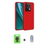 MARSİLYAN™- Redmi Note 13 Pro 4G Kılıf Kozmos Yansıma Özel Seri - Siyah Joko Magic 5D Cam + Raze Metal Kamera Lens - SH