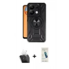MARSİLYAN™- Redmi Note 13 Pro 4G Kılıf Nova Yansıma Prime - Şeffaf Pasifik Cam Ekran Koruyucu + Kamera Lens Koruma Cam - SF