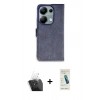 MARSİLYAN™- Redmi Note 13 Pro 4G Kılıf Siluet Işık Serisi - Şeffaf Pasifik Cam Ekran Koruyucu + Kamera Lens Koruma Cam - SF