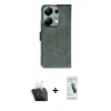 MARSİLYAN™- Redmi Note 13 Pro 4G Kılıf Siluet Işık Serisi - Şeffaf Pasifik Cam Ekran Koruyucu + Kamera Lens Koruma Cam - SF