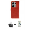 MARSİLYAN™- Redmi Note 13 Pro 4G Kılıf Siluet Işık Serisi - Şeffaf Pasifik Cam Ekran Koruyucu + Kamera Lens Koruma Cam - SF