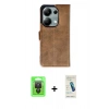 MARSİLYAN™- Redmi Note 13 Pro 4G Kılıf Siluet Işık Serisi - Şeffaf Pasifik Cam Ekran Koruyucu + Raze Metal Kamera Lens - SH