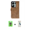 MARSİLYAN™- Redmi Note 13 Pro 4G Kılıf Siluet Işık Serisi - Şeffaf Pasifik Cam Ekran Koruyucu + Raze Metal Kamera Lens - GS