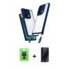 MARSİLYAN™- Redmi Note 13 Pro 4G Kılıf Ufuk Klasik - Siyah 3D Antistatik Hayalet Cam Ekran Koruyucu + Raze Metal Kamera Lens - SH
