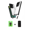 MARSİLYAN™- Redmi Note 13 Pro 4G Kılıf Ufuk Klasik - Siyah 6D Antistatik Mat Seramik Hayalet Nano Ekran Koruyucu + Raze Metal Kamera Lens - SH