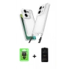 MARSİLYAN™- Redmi Note 13 Pro 4G Kılıf Ufuk Klasik - Siyah 6D Antistatik Mat Seramik Hayalet Nano Ekran Koruyucu + Raze Metal Kamera Lens - SH
