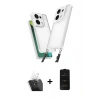 MARSİLYAN™- Redmi Note 13 Pro 4G Kılıf Ufuk Klasik - Siyah 6D Antistatik Mat Seramik Hayalet Nano Ekran Koruyucu + Kamera Lens Koruma Cam - SF