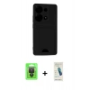 MARSİLYAN™- Redmi Note 13 Pro 4G Kılıf Vadi Çizgi Prime - Şeffaf Pasifik Cam Ekran Koruyucu + Raze Metal Kamera Lens - SH