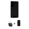 MARSİLYAN™- Redmi Note 13 Pro 4G Kılıf Vadi Çizgi Prime - Siyah 6D Antistatik Mat Seramik Hayalet Nano Ekran Koruyucu + Kamera Lens Koruma Cam - SF