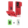 MARSİLYAN™- Redmi Note 13 Pro 4G Kılıf Vadi Form Prime - Şeffaf Pasifik Cam Ekran Koruyucu + Raze Metal Kamera Lens - SH