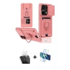 MARSİLYAN™- Redmi Note 13 Pro 4G Kılıf Vadi Form Prime - Siyah 3D Antistatik Cam Ekran Koruyucu + Kamera Lens Koruma Cam - SF