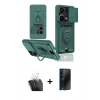 MARSİLYAN™- Redmi Note 13 Pro 4G Kılıf Vadi Form Prime - Siyah 3D Antistatik Hayalet Cam Ekran Koruyucu + Kamera Lens Koruma Cam - SF