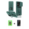 MARSİLYAN™- Redmi Note 13 Pro 4G Kılıf Vadi Form Prime - Siyah 3D Antistatik Hayalet Cam Ekran Koruyucu + Raze Metal Kamera Lens - GS