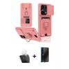 MARSİLYAN™- Redmi Note 13 Pro 4G Kılıf Vadi Form Prime - Siyah 3D Antistatik Hayalet Cam Ekran Koruyucu + Kamera Lens Koruma Cam - SF