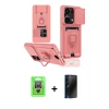 MARSİLYAN™- Redmi Note 13 Pro 4G Kılıf Vadi Form Prime - Siyah 3D Antistatik Hayalet Cam Ekran Koruyucu + Raze Metal Kamera Lens - GS