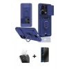 MARSİLYAN™- Redmi Note 13 Pro 4G Kılıf Vadi Form Prime - Siyah 3D Antistatik Hayalet Cam Ekran Koruyucu + Kamera Lens Koruma Cam - SF