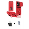 MARSİLYAN™- Redmi Note 13 Pro 4G Kılıf Vadi Form Prime - Siyah Joko Magic 5D Cam + Kamera Lens Koruma Cam - SF