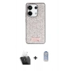 MARSİLYAN™- Redmi Note 13 Pro 4G Kılıf Vadi Klasik Serisi - Siyah Joko Magic 5D Cam + Kamera Lens Koruma Cam - SF