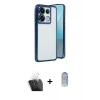 MARSİLYAN™- Redmi Note 13 Pro 4G Kılıf Vadi Minimal - Siyah Joko Magic 5D Cam + Kamera Lens Koruma Cam - SF