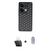 MARSİLYAN™- Redmi Note 13 Pro 4G Kılıf Zirve Form - Siyah Joko Magic 5D Cam + Kamera Lens Koruma Cam - SF