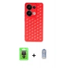 MARSİLYAN™- Redmi Note 13 Pro 4G Kılıf Zirve Form - Siyah Joko Magic 5D Cam + Raze Metal Kamera Lens - SH