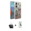 MARSİLYAN™- Redmi Note 13 Pro 4G Kılıf Zirve Modern Prime - Şeffaf Pasifik Cam Ekran Koruyucu + Kamera Lens Koruma Cam - SF