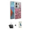 MARSİLYAN™- Redmi Note 13 Pro 4G Kılıf Zirve Modern Prime - Şeffaf Pasifik Cam Ekran Koruyucu + Kamera Lens Koruma Cam - SF