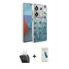 MARSİLYAN™- Redmi Note 13 Pro 4G Kılıf Zirve Modern Prime - Şeffaf Pasifik Cam Ekran Koruyucu + Kamera Lens Koruma Cam - SF