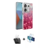MARSİLYAN™- Redmi Note 13 Pro 4G Kılıf Zirve Modern Prime - Siyah 3D Antistatik Seramik Nano Ekran Koruyucu + Kamera Lens Koruma Cam - SF