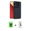 MARSİLYAN™- Redmi Note 13 Pro 4G Kılıf Zirve Yansıma Serisi - Şeffaf Pasifik Cam Ekran Koruyucu + Raze Metal Kamera Lens - SH