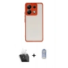 MARSİLYAN™- Redmi Note 13 Pro 5G Kılıf Ahenk Çizgi Serisi - Siyah Joko Magic 5D Cam + Kamera Lens Koruma Cam - SF