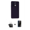 MARSİLYAN™- Redmi Note 13 Pro 5G Kılıf Ahenk Serisi - Siyah 3D Antistatik Hayalet Cam Ekran Koruyucu + Kamera Lens Koruma Cam - SF