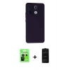 MARSİLYAN™- Redmi Note 13 Pro 5G Kılıf Ahenk Serisi - Siyah 6D Antistatik Mat Seramik Hayalet Nano Ekran Koruyucu + Raze Metal Kamera Lens - SH
