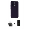 MARSİLYAN™- Redmi Note 13 Pro 5G Kılıf Ahenk Serisi - Siyah 6D Antistatik Mat Seramik Hayalet Nano Ekran Koruyucu + Kamera Lens Koruma Cam - SF