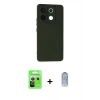MARSİLYAN™- Redmi Note 13 Pro 5G Kılıf Ahenk Serisi - Siyah Joko Magic 5D Cam + Raze Metal Kamera Lens - GS