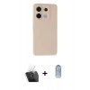 MARSİLYAN™- Redmi Note 13 Pro 5G Kılıf Ahenk Serisi - Siyah Joko Magic 5D Cam + Kamera Lens Koruma Cam - SF