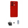 MARSİLYAN™- Redmi Note 13 Pro 5G Kılıf Ahenk Serisi - Siyah Joko Magic 5D Cam + Kamera Lens Koruma Cam - SF